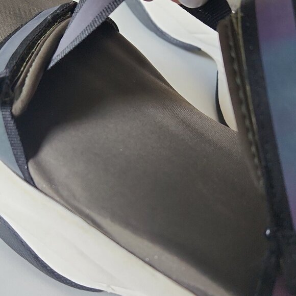 ZARA | Chunky sandals sporty reflective straps green purple platform sz 40 - Picture 8 of 8